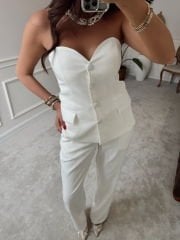 Bride saten biyeli takım