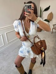 Fancy İthal Fistolu Elbise