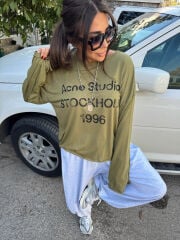 COTTON ACNE BASIC HAKİ