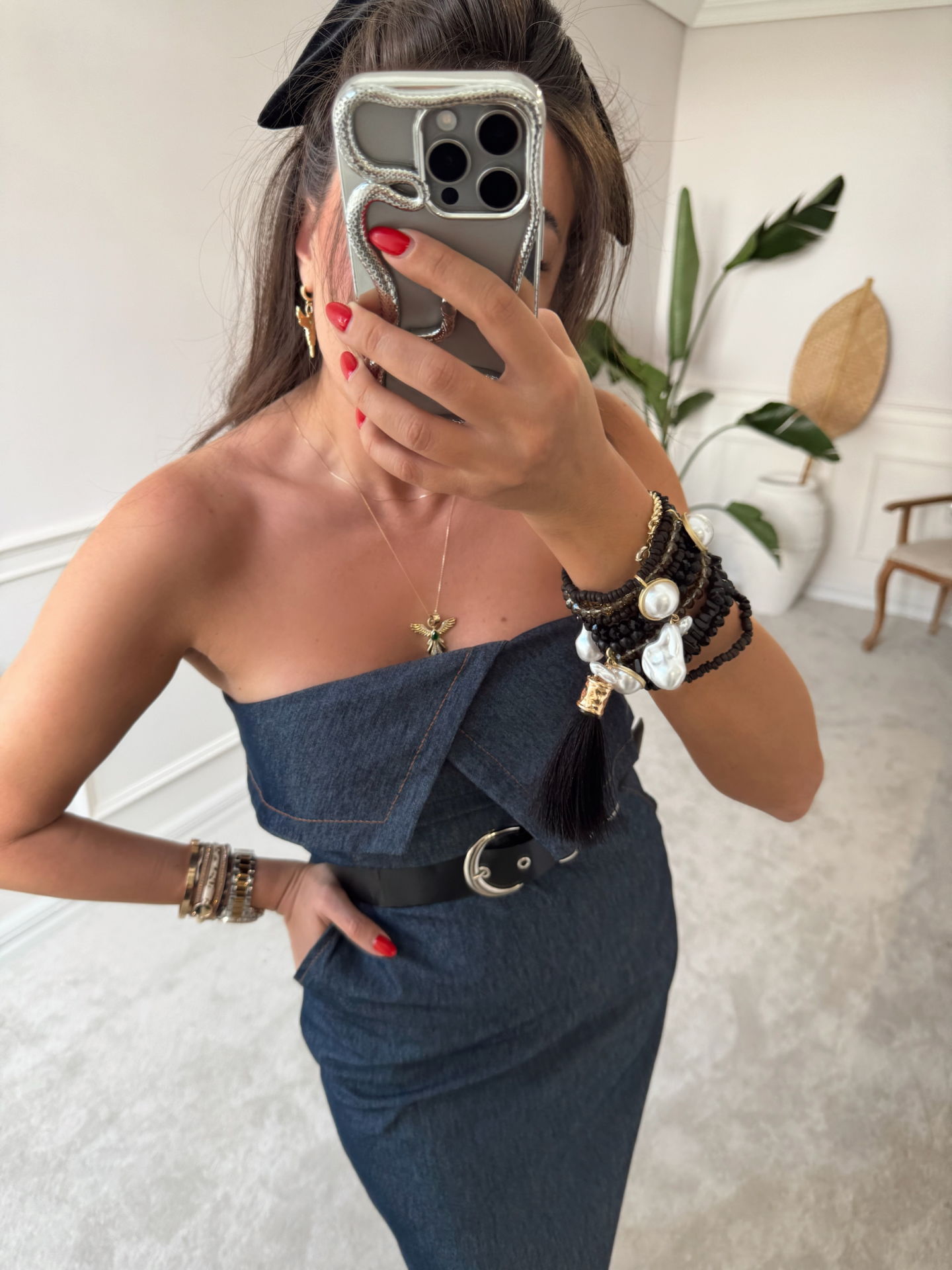 Daisy Denim Kalem Elbise