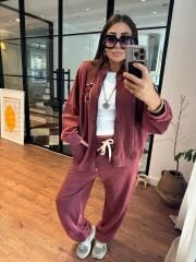 New York Bordo Armalı Takım