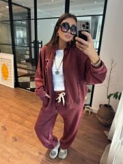 New York Bordo Armalı Takım