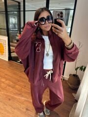 New York Bordo Armalı Takım