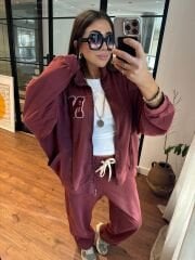 New York Bordo Armalı Takım