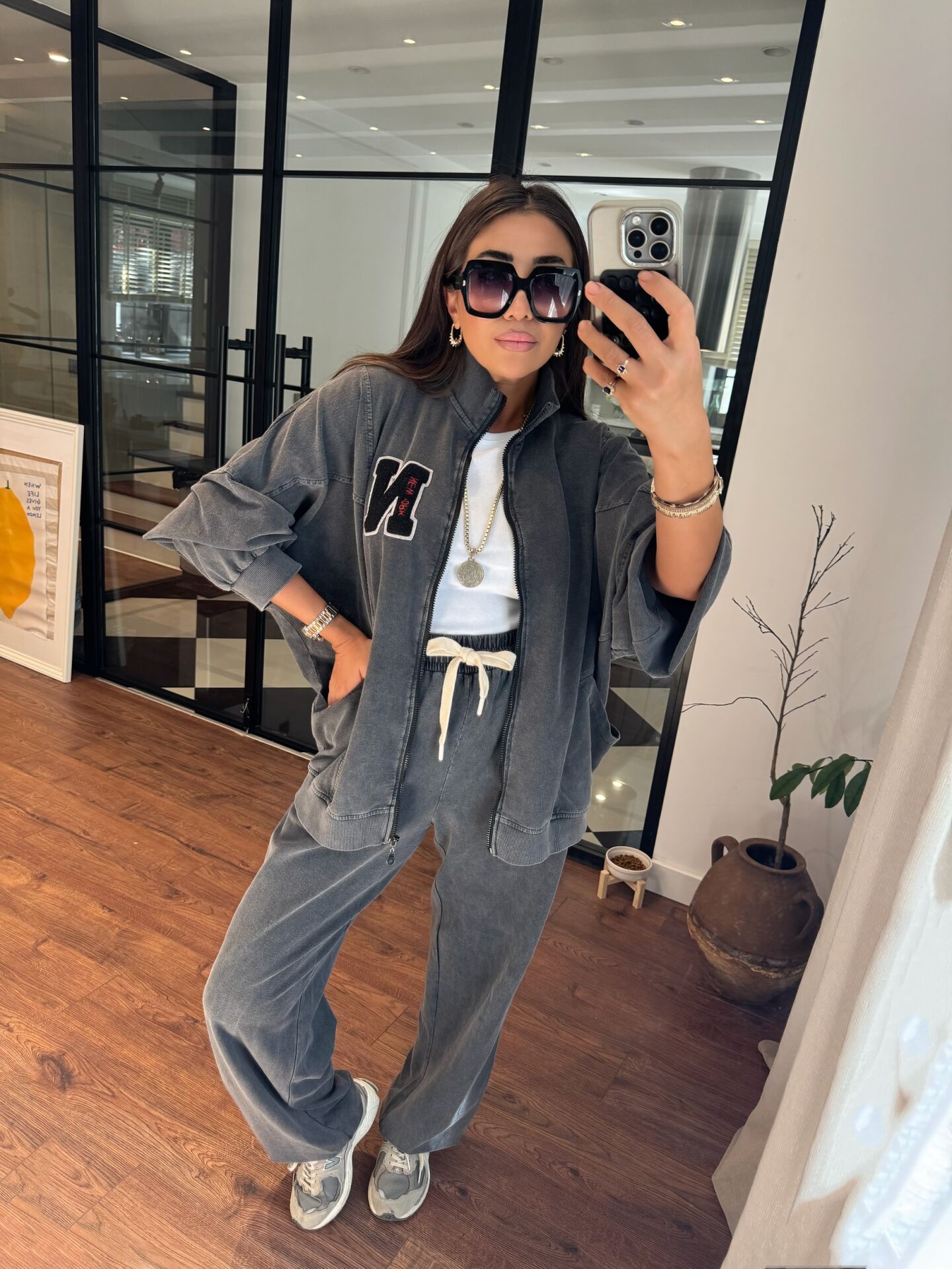 New York Antrasit Armalı Takım