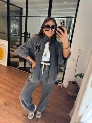 New York Antrasit Armalı Takım