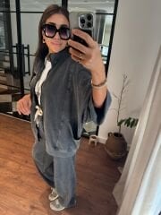 New York Antrasit Armalı Takım