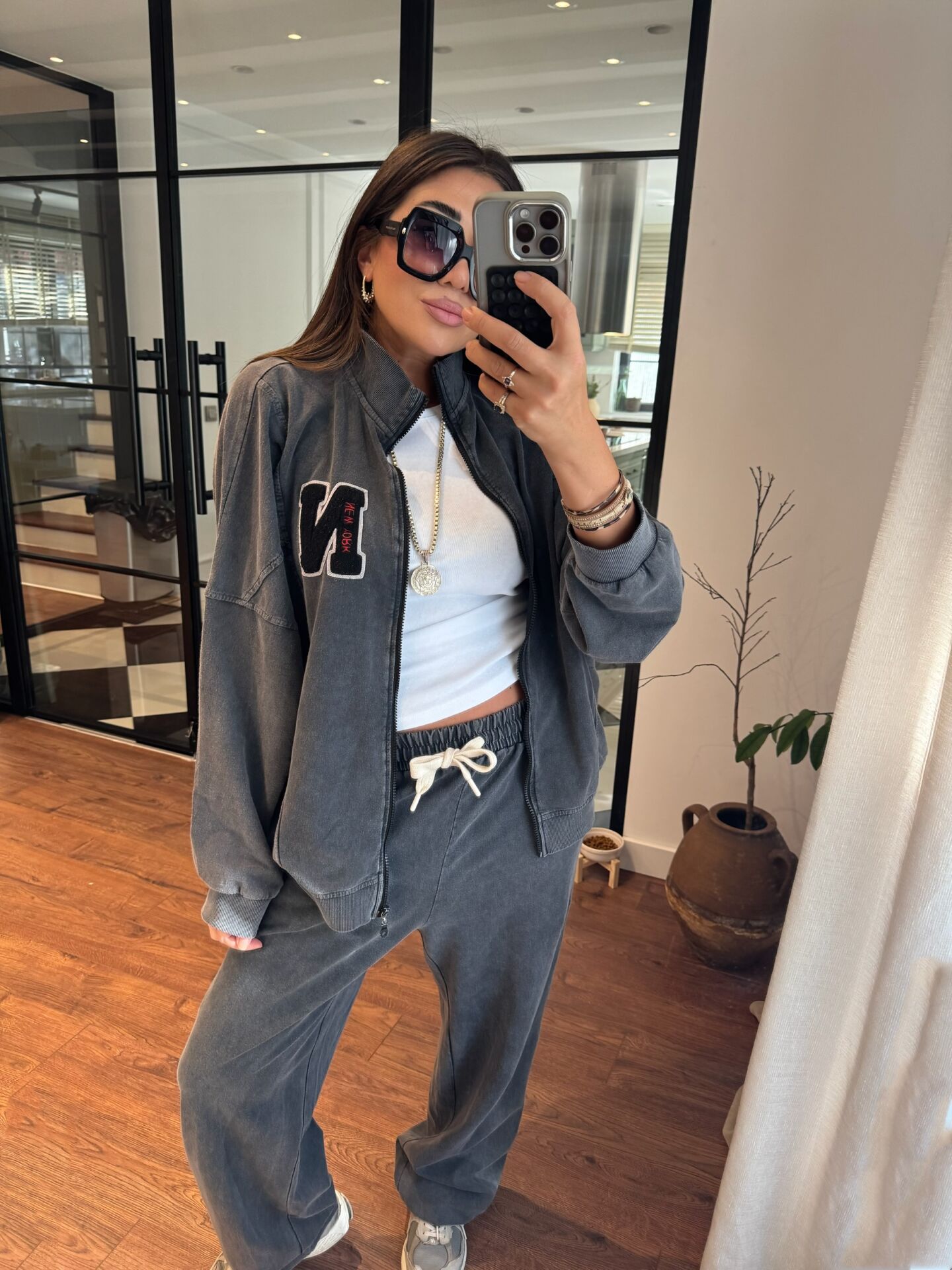 New York Antrasit Armalı Takım