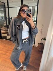 New York Antrasit Armalı Takım