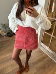 Gülkurusu Kadife Etek