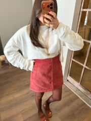 Gülkurusu Kadife Etek