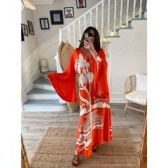 İspanyol kol pamuklu elbise