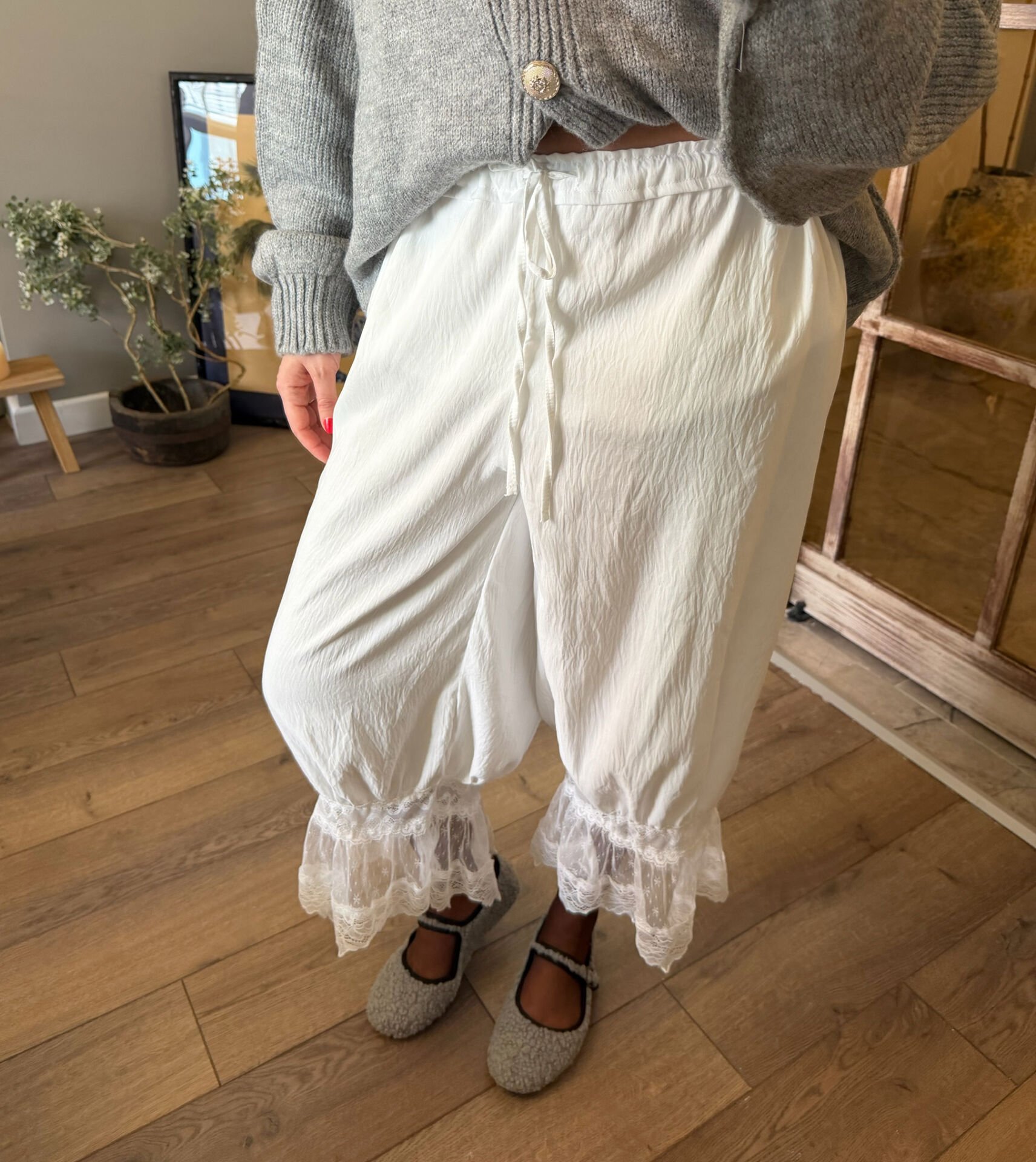 Dantelli İthal Şalvar