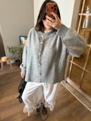 Oversize Hırka