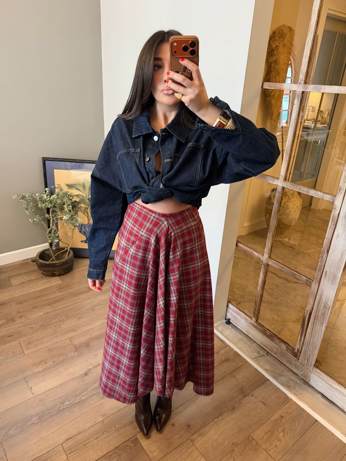 Ekose Asimetrik Etek