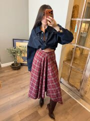 Ekose Asimetrik Etek