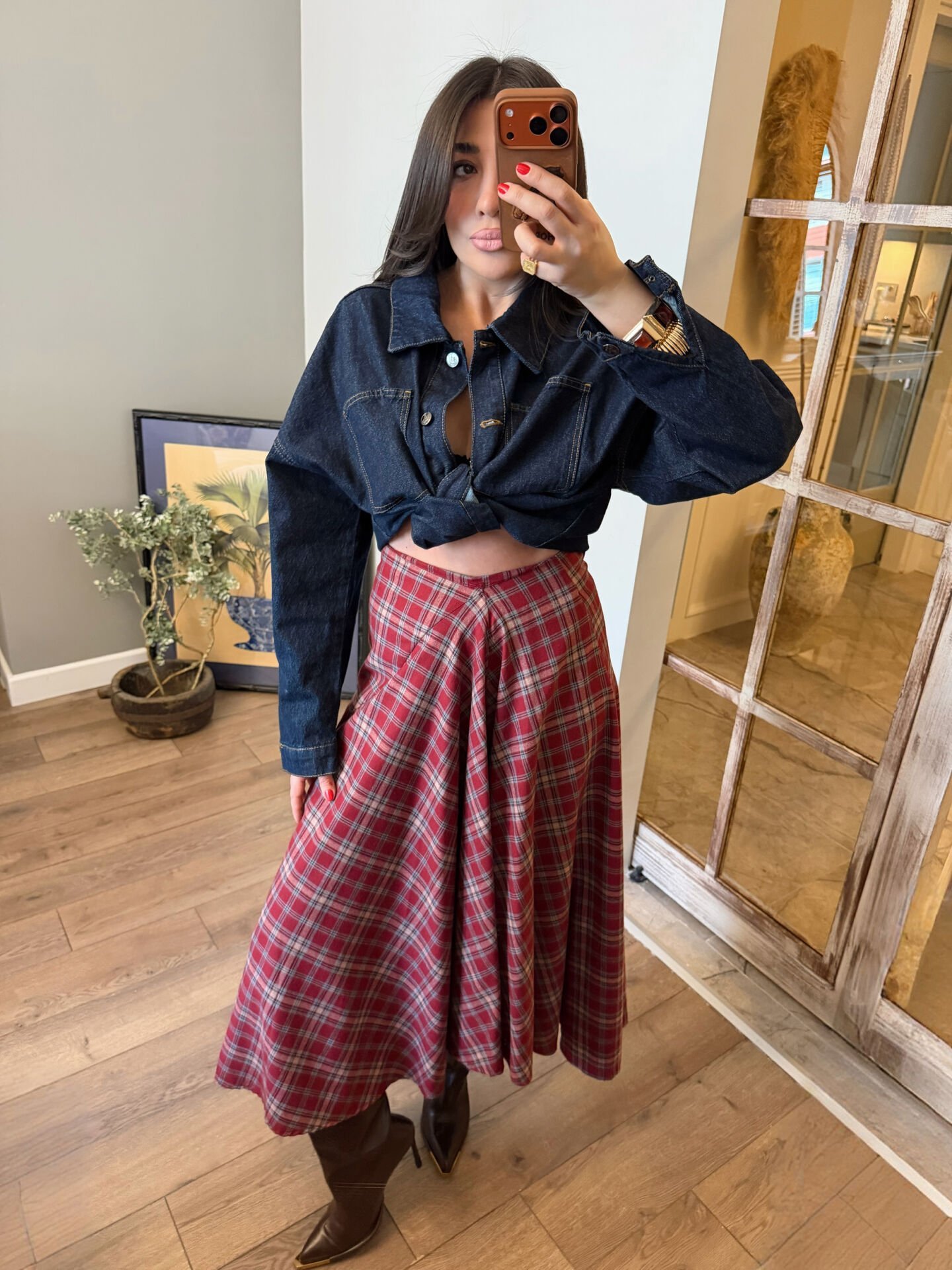 Ekose Asimetrik Etek