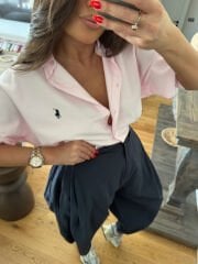 Polo Pamuklu Gömlek Soft Pembe