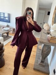 Özel Üretim Vatkalı Takım Bordo