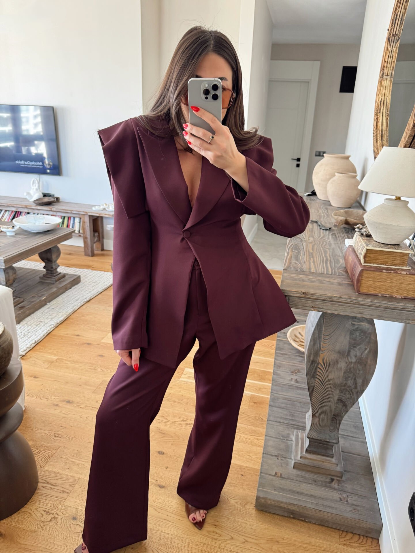 Özel Üretim Vatkalı Takım Bordo