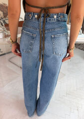 KEMERLİ FİT JEAN