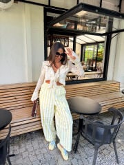 DANTELLİ FIRFIRLI HIRKA/BLUZ