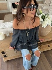 Swan İpek İthal Bluz