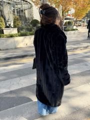 Parçalı Premium Kürk Palto