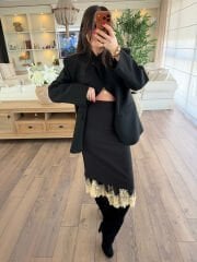 Dantelli Kalem Etek