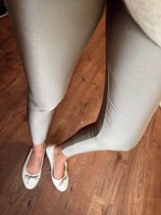 Dilvin taş renk parlak tayt