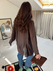 Bohem acı kahve gömlek