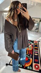 Bohem acı kahve gömlek