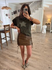 Army Yırtıklı Tasarım Tshirt