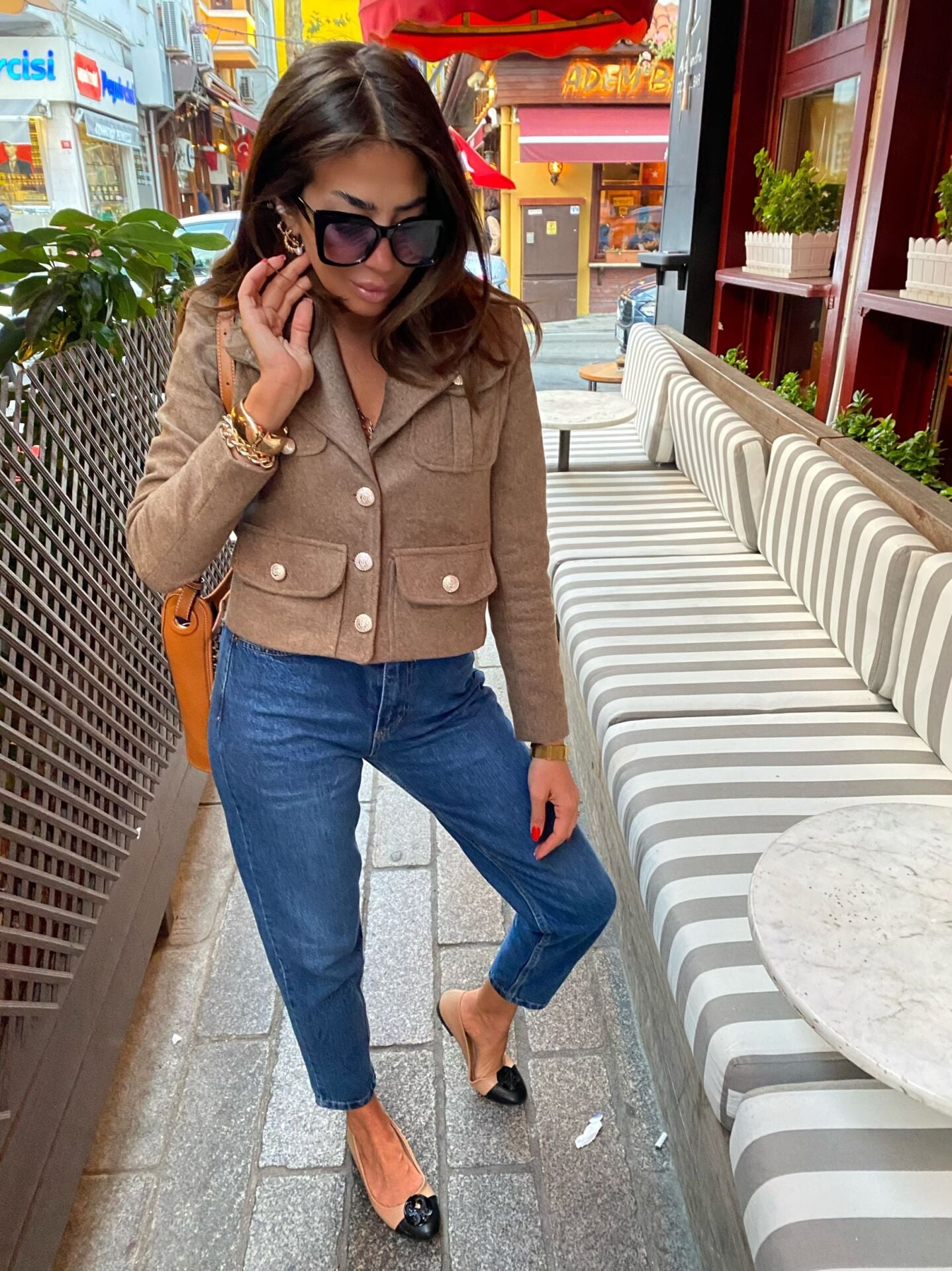 Yüksek Bel Moms Fit Jean
