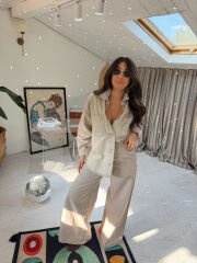 Zara Yıkamalı Kot Gömlek