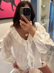 Massimo volanlı gömlek