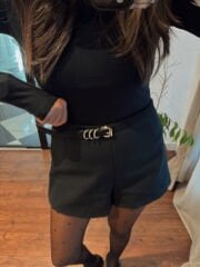 Nubuk Class Siyah Kemer