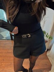 Nubuk Class Siyah Kemer