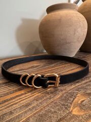 Nubuk Class Siyah Kemer