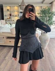 Korseli tasarım elbise