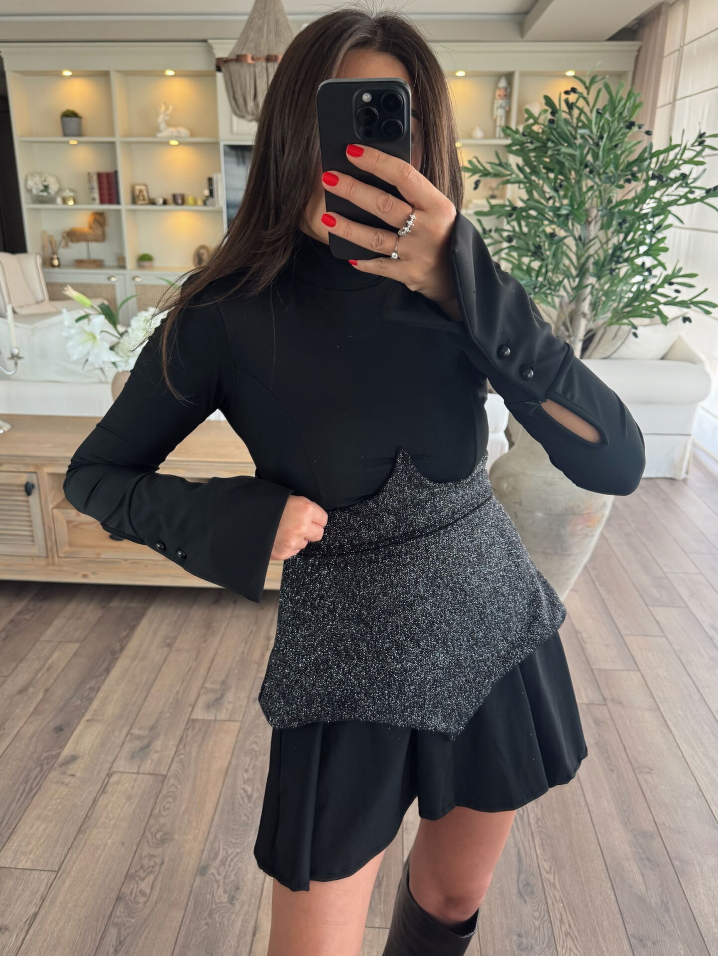 Korseli tasarım elbise