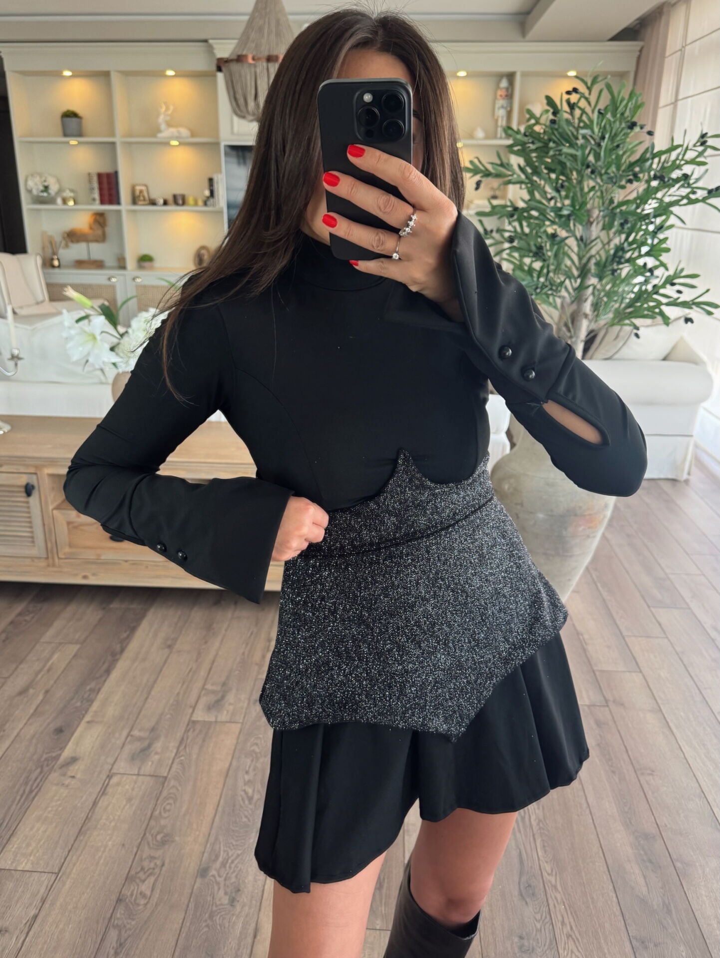 Korseli tasarım elbise