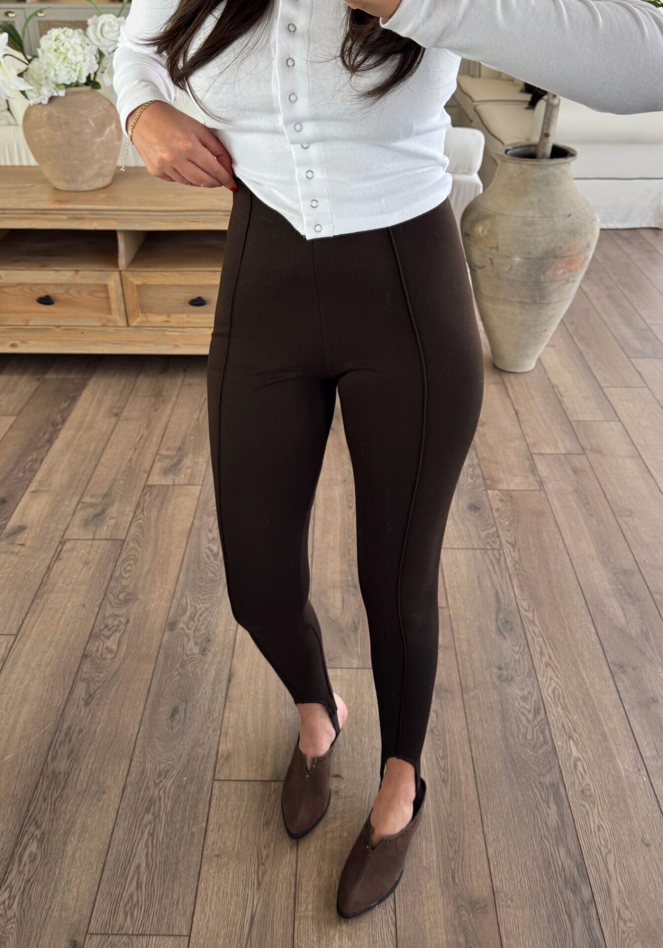 Acı kahve binici tayt