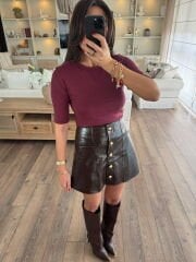 Yarım kol pamuklu basic