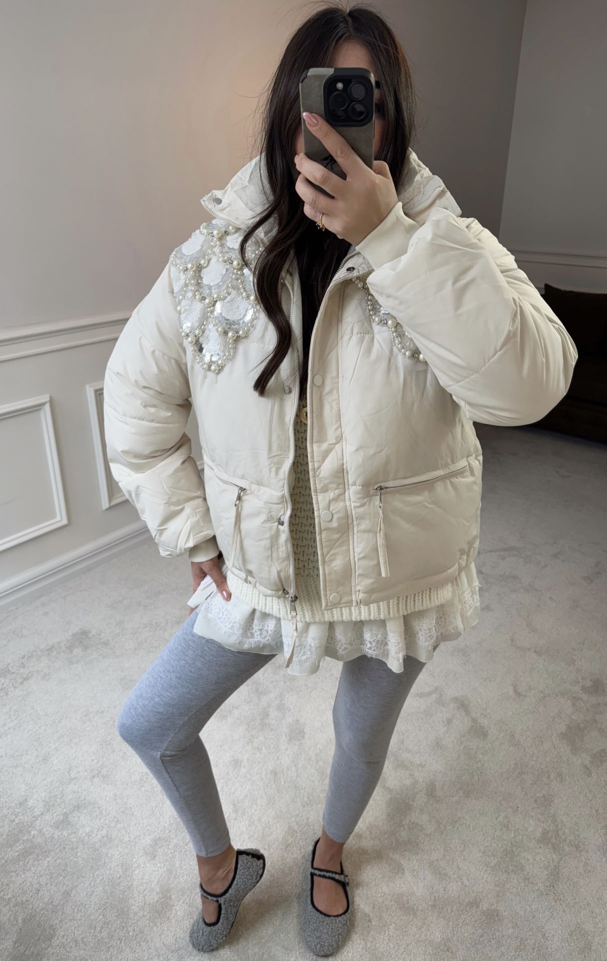 Lili İthal puffy mont