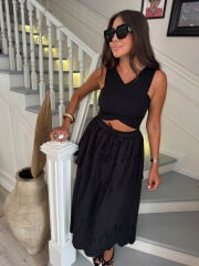 SANDY CROPTOP SİYAH