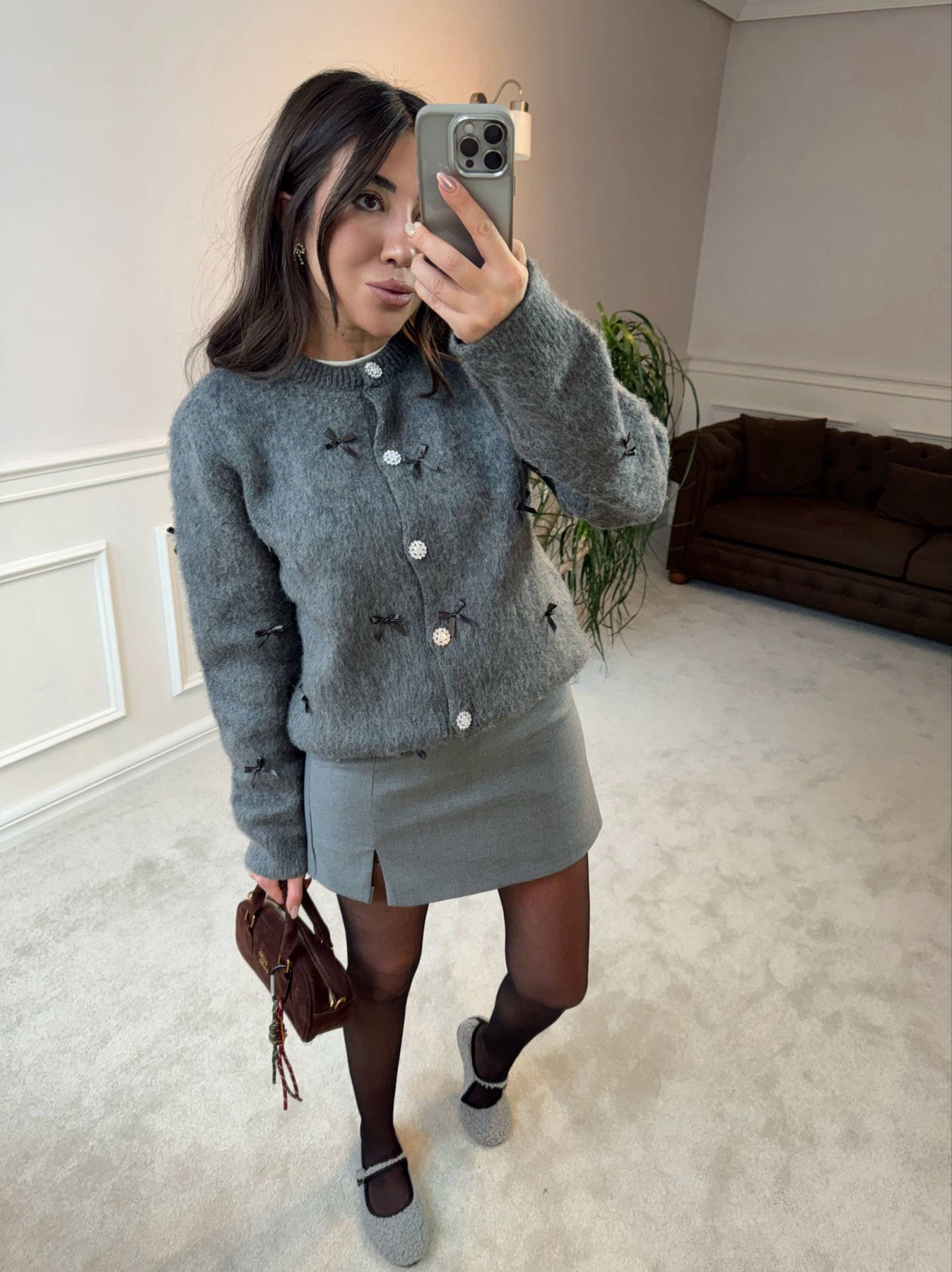 Fiyonk detaylı soft hırka