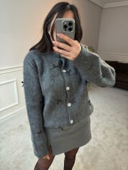 Fiyonk detaylı soft hırka