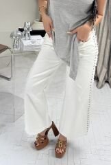 GABARDİN PÜSKÜLLÜ ZIMBALI JEAN