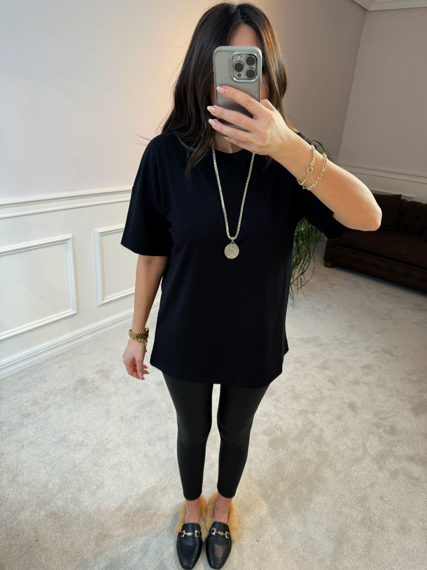 ZRA basic tshirt siyah